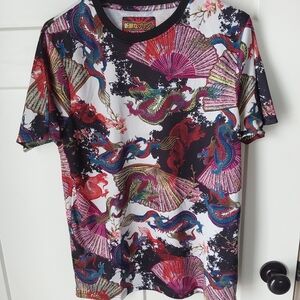 Fresh Prints of Tokyo Shirt Sz M Dragons